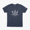 Winter Cannabis Leaf T-shirt (eco-friendly)