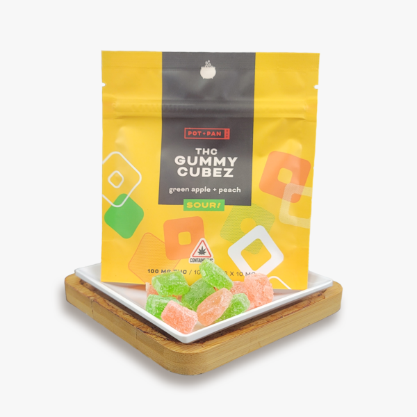 Green-Apple-and-Peach-Sour-Gummies---Pot-and-Pan-Kitchen---Wellness-Connection-of-Maine---Edibles