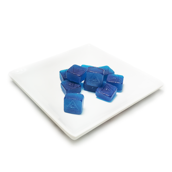 Blue-Raspberry-Cosmic-Cubes-Edibles-Recreational Cannabis Edibles Near Me at Wellness Connection of Maine
