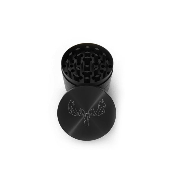 HighNorth-Herb-Grinder-Black-Gear-Recreational-Cannabis-By-Wellness-Connection-of-Maine